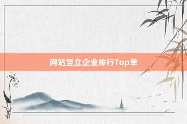 网站竖立企业排行Top单
